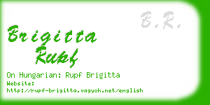 brigitta rupf business card